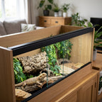 Vivarium Glass Runner Black - 4/18mm, Pack of 12, 2.44m Each
