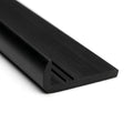 Black Plastic Hockey Stick - 38mm Wide, Pack of 12, 2.44m Each