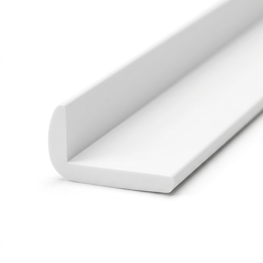 White Lipped Edging Strip - 38mm x 12 x 2.44m Lengths