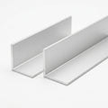 Silver 50mm PVC Plastic Angle - Pack of 10, 3m Each