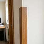 50mm Teak Plastic Angle - Pack of 12, 2.44m Lengths