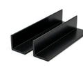 50mm PVC Plastic Angle Trim in Vanilla - Pack of 12, 2.44m Each