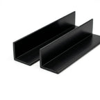 50mm PVC Plastic Angle Trim in Vanilla - Pack of 12, 2.44m Each