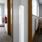White 50mm PVC Plastic Angle - Pack of 10, 1m Lengths