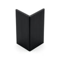 Black Plastic Angle 50 x 25mm - Pack of 10, 1m Lengths