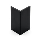 Black Plastic Angle 50 x 25mm - Pack of 10, 1m Lengths