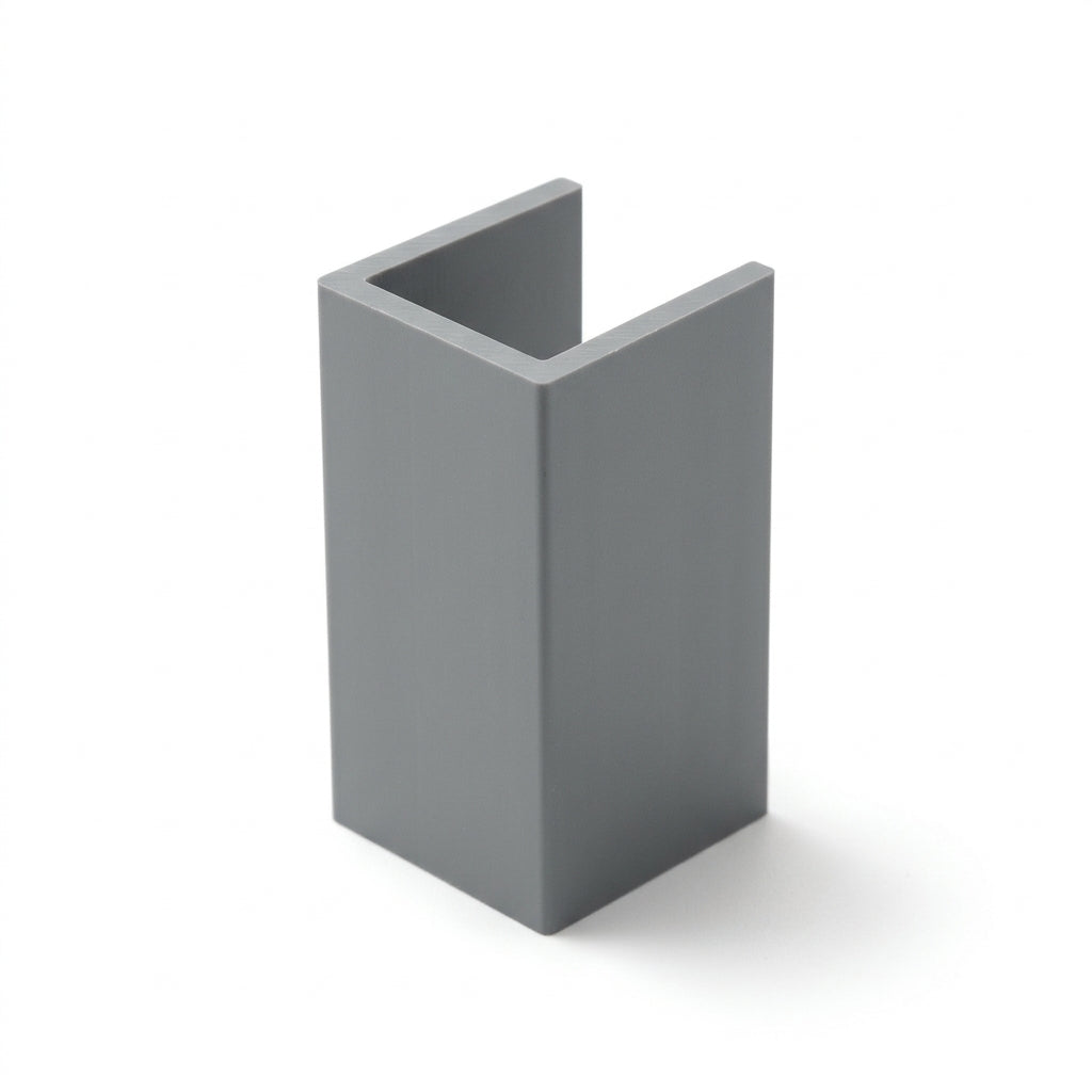 Plastic Angle 50 x 25mm Anthracite Grey - Pack of 10, 3m Each