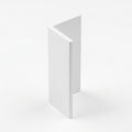 White Plastic Angle 50 x 25mm - Pack of 10, 1m Lengths