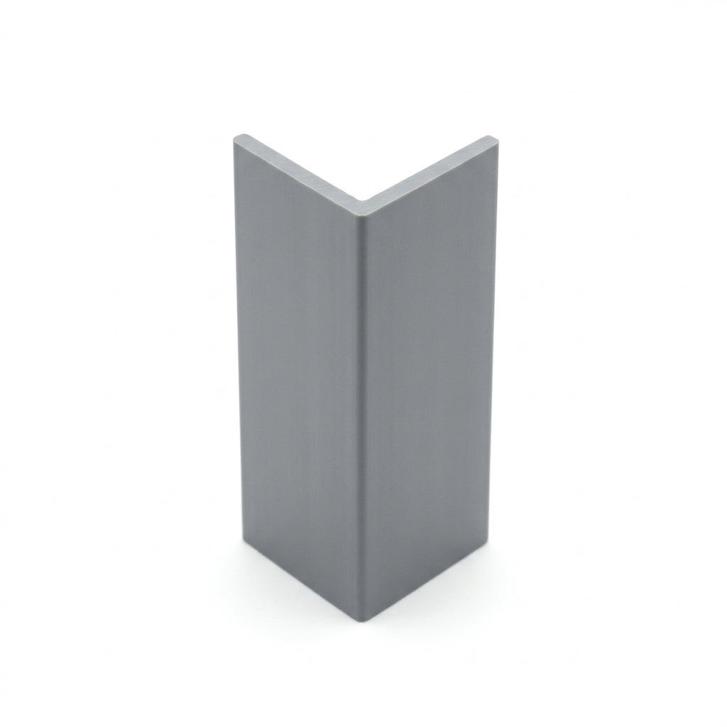 Plastic Angle 70 x 30mm Anthracite Grey - Pack of 5, 1m Each