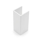 White PVC Unequal Plastic Angle 70 x 30mm - Pack of 5, 3m Each