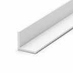 White PVC Unequal Angle 15mm x 10mm - 10 x 3m Lengths