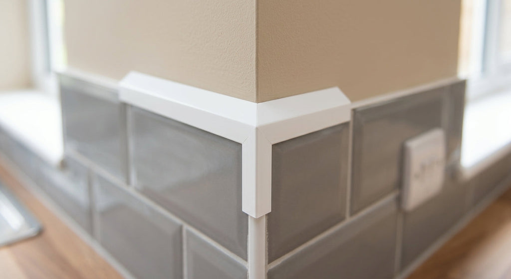 White PVC Unequal Angle 15mm x 10mm - 10 x 3m Lengths