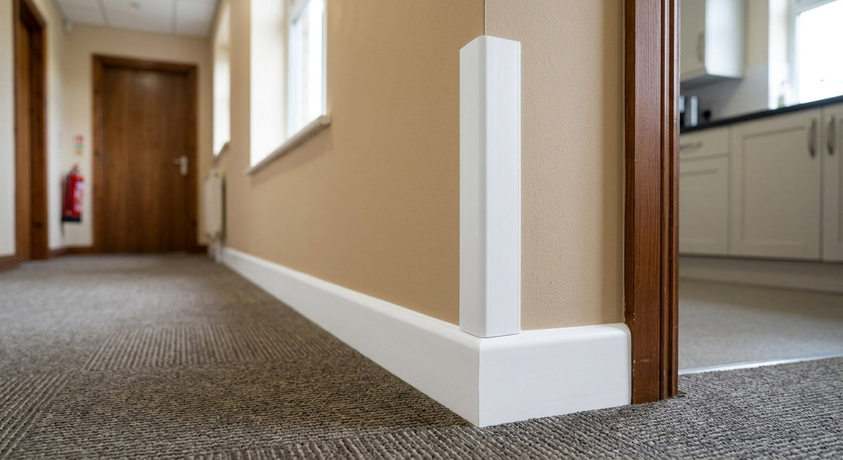 PVC Flexi Corner Trim White 15mm x 5m - 15 x 5m Lengths