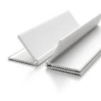 White PVC Flexi Corner Trim 35mm x 5m - 15 x 5m Lengths