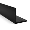 70mm Plastic Angle Black - 5 x 3m Lengths
