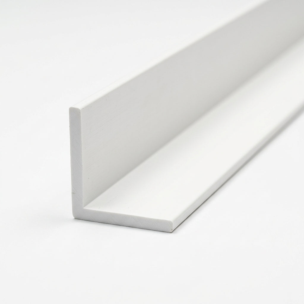 70mm Plastic Angle White - 5 x 3m Lengths