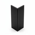 100mm Plastic Angle Black - 3 x 1m Lengths