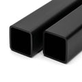 Black Plastic Box Section - 50mm Wide, Pack of 5 x 1m Lengths