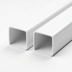 White Plastic Box Section - 50mm x 5 x 3m Lengths