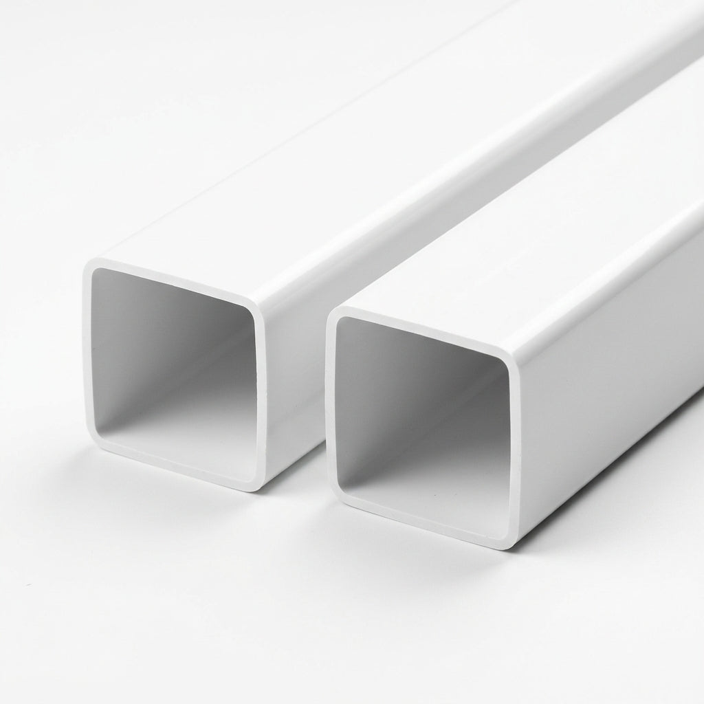 White Plastic Box Section - 50mm x 5 x 3m Lengths