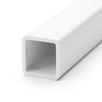 White Plastic Box Section 25mm - Pack of 10, 3m Each