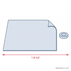 Clear Secondary Glazing Film - Pack of 5
