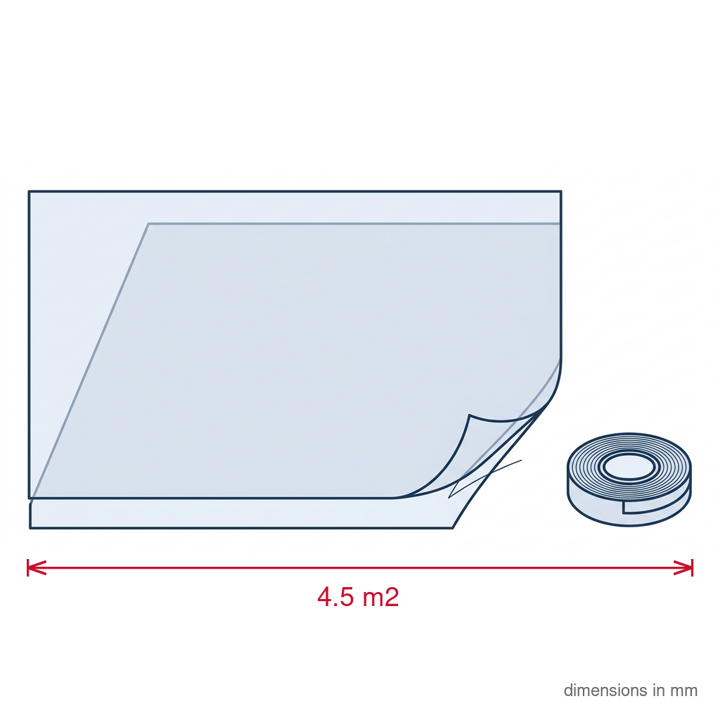 Medium Clear Film - Pack of 5