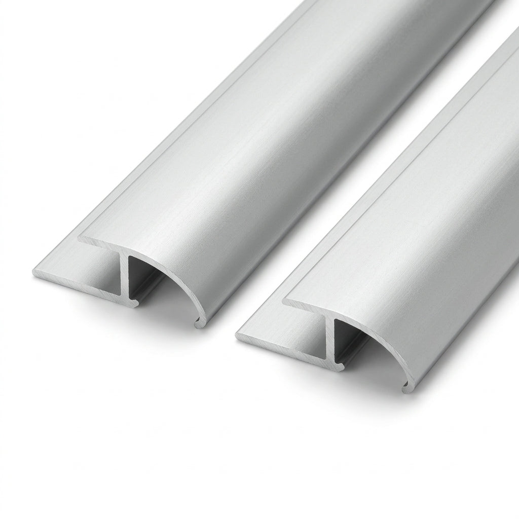 Matt Gold Aluminium Floor Edging - 3 x 2.7m Lengths