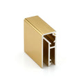 Matt Gold Metal Laminate Floor Edging - 5 x 0.895m Lengths