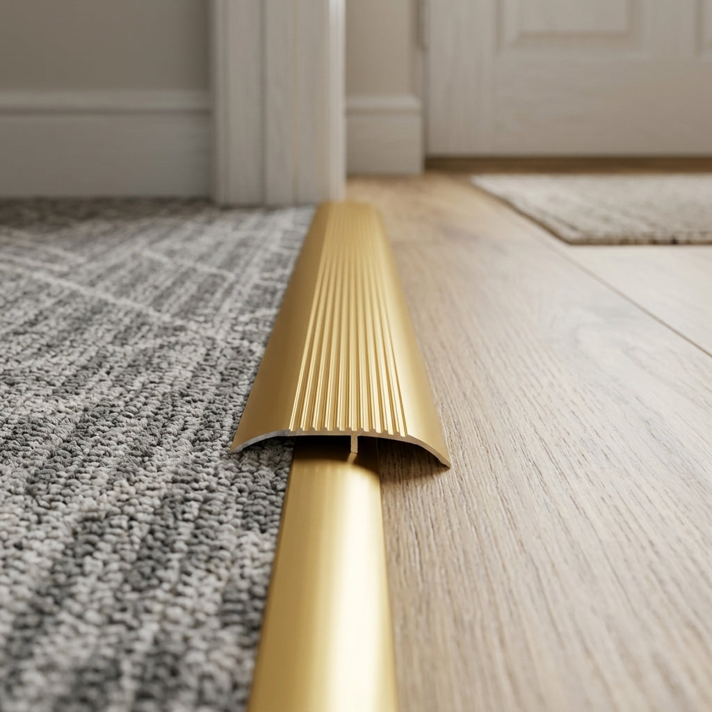 Matt Gold Carpet Edge - 5 x 0.895m Lengths