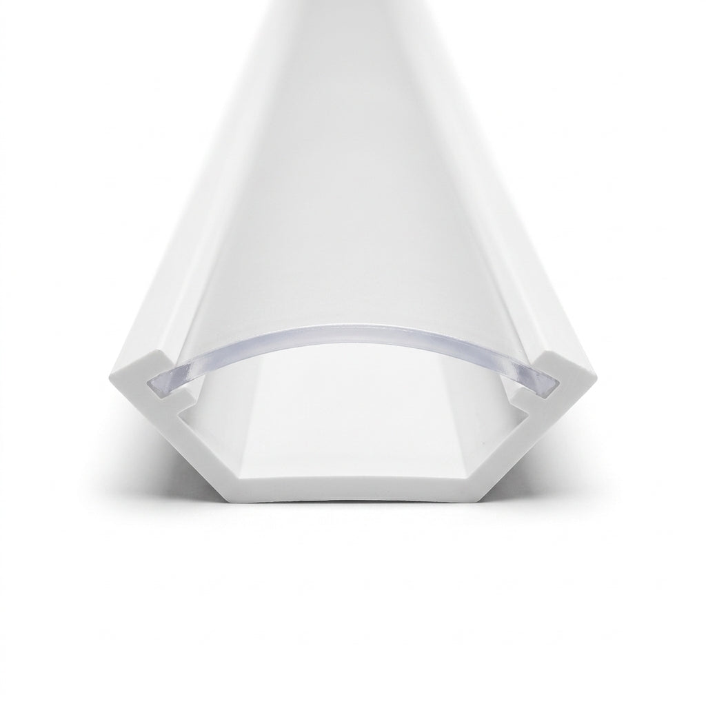 PVC Muffin Mounting White End Caps 1 x 10 - Pack of 10