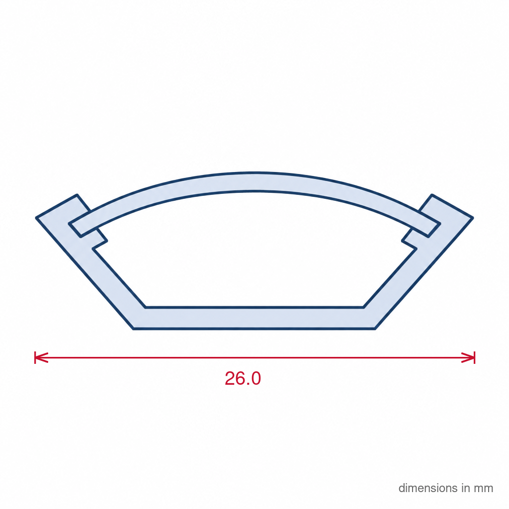 PVC Muffin Mounting White End Caps 1 x 10 - Pack of 10