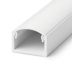LED Mounting Profile - Metal White - Pack of 5, 1m Each