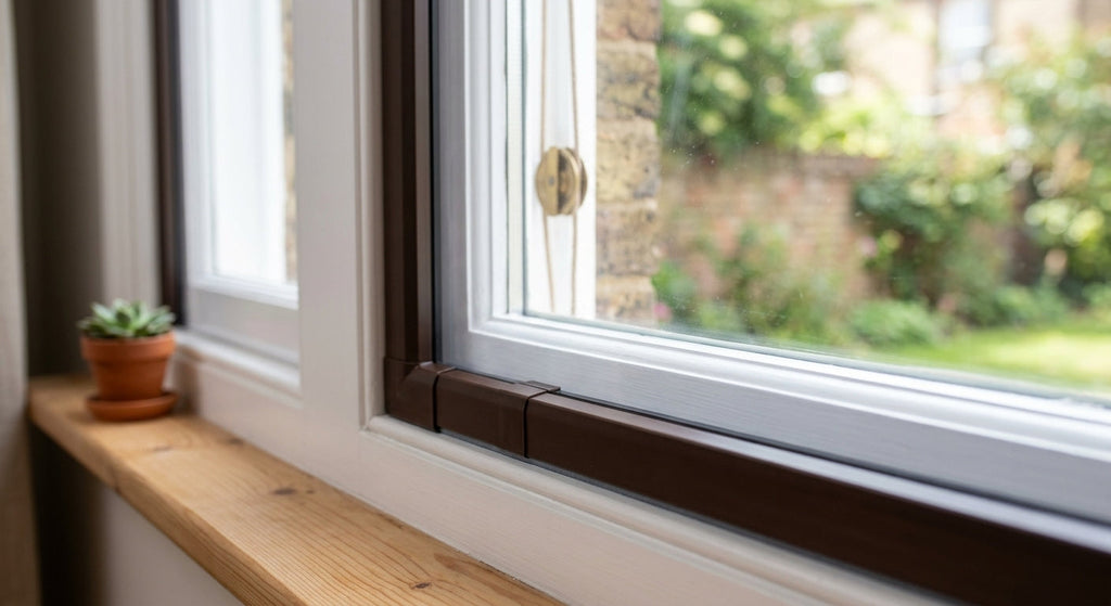 Magnetic Secondary Glazing Nut Brown - 10 x 1.22m Lengths