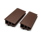 Nut Brown Magnetic Secondary Glazing - 10 x 2.44m Lengths