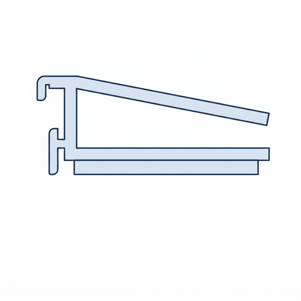 Nut Brown Magnetic Secondary Glazing - 10 x 2.44m Lengths
