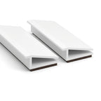 White Magnetic Secondary Glazing - 10 x 2.44m Lengths