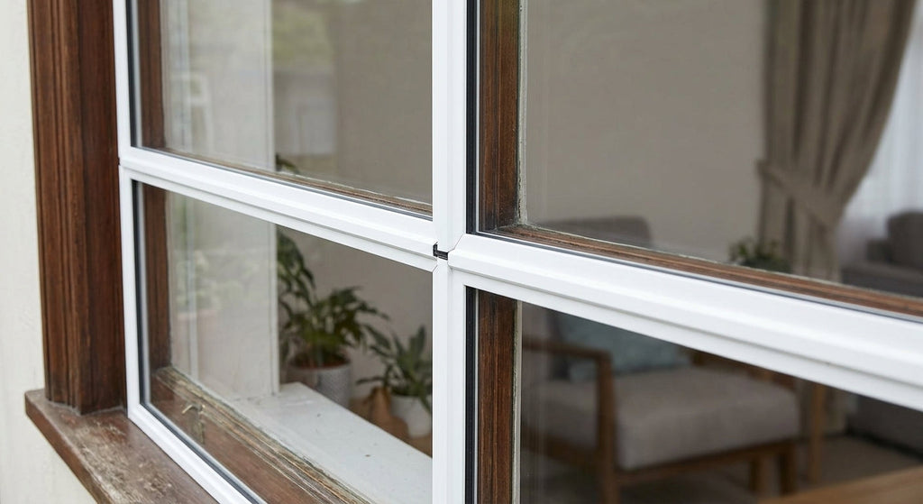 Magnetic Secondary Glazing Sash Section 4mm White