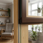 Nut Brown Magnetic Secondary Glazing Profile - 6 x 2.44m Lengths