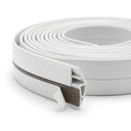 2.44m White Magnetic Secondary Glazing Profile - 6 x 2.44m Lengths