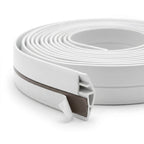 2.44m White Magnetic Secondary Glazing Profile - 6 x 2.44m Lengths