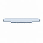 White Finishing Trim - 2 x 5m Lengths