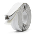 10mm Micro White Mini Trunking Profile - 12 x 2.44m Lengths