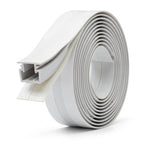 10mm Micro White Mini Trunking Profile - 12 x 2.44m Lengths