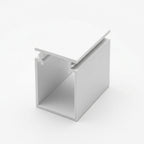 16mm Plain White Mini Trunking - 12 x 2.44m Lengths