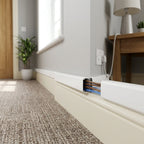 16mm Mini Trunking Profile with Tape White - 10 x 3m Lengths
