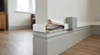 16mm Shallow White Mini Trunking - 12 x 2.44m Lengths