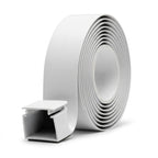 25mm Mini Trunking Profile with Tape White - 10 x 3m Lengths