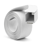 25mm Deep White Mini Trunking Profile - 6 x 2.44m Lengths