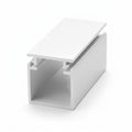 38mm Plain White Mini Trunking Profile - 12 x 2.44m Lengths